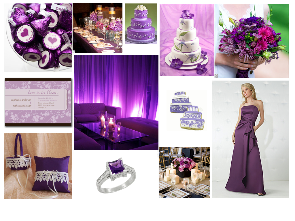 Purple wedding theme